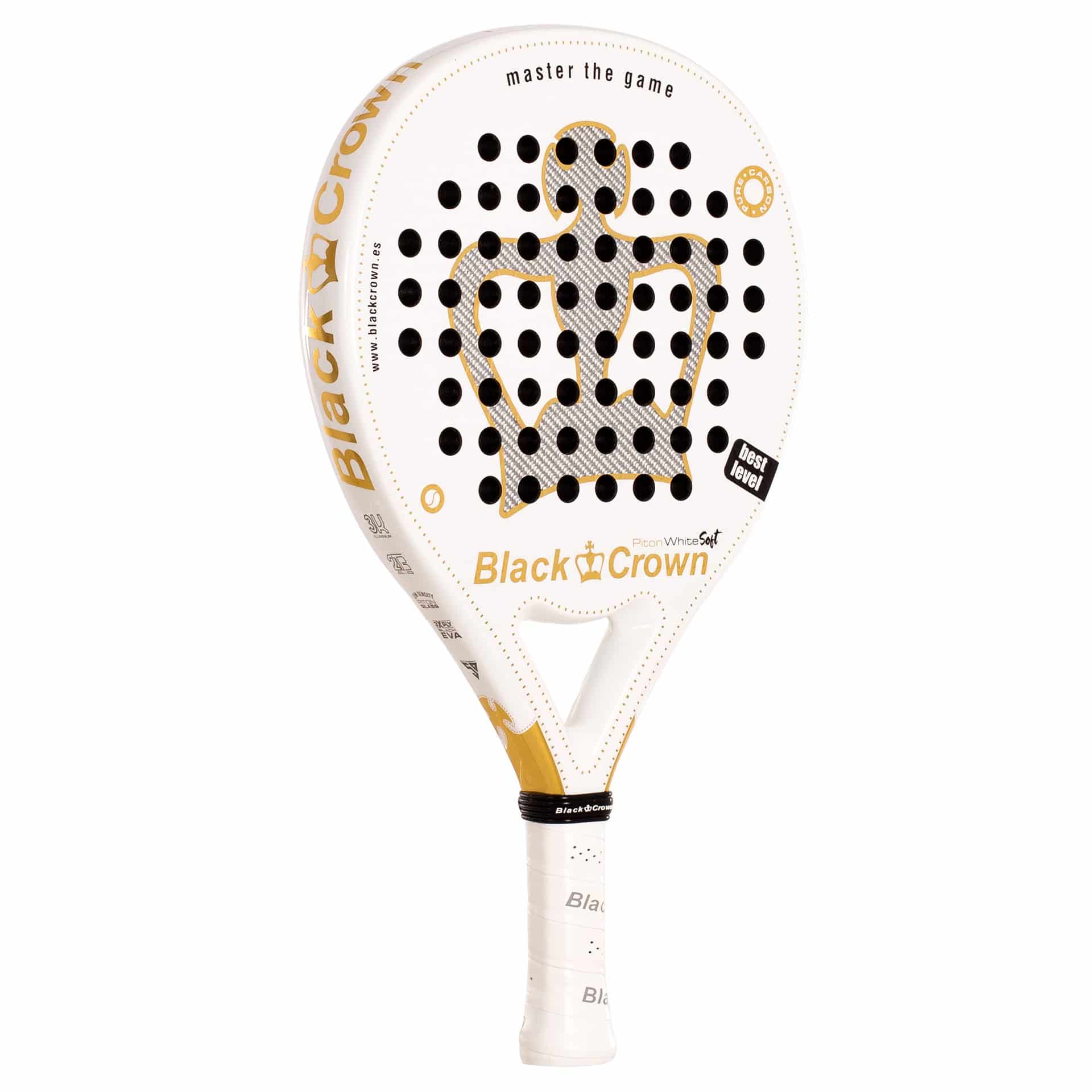 Black Crown Piton White Soft Ρακέτα Padel - Image 2