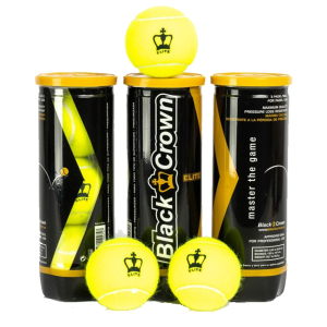 Black Crown Elite Padel Ball Συσκευασία με 3 κουτάκια