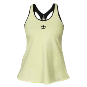 Black Crown Tank Top Monopoli lime-Black