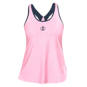 Black Crown Tank Top Monopoli Pink