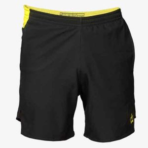 Black Crown Ashica ανδρικό padel shorts Μαύρο-Κίτρινο