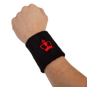 Black Crown WRISTBAND SHORT Μαυρο